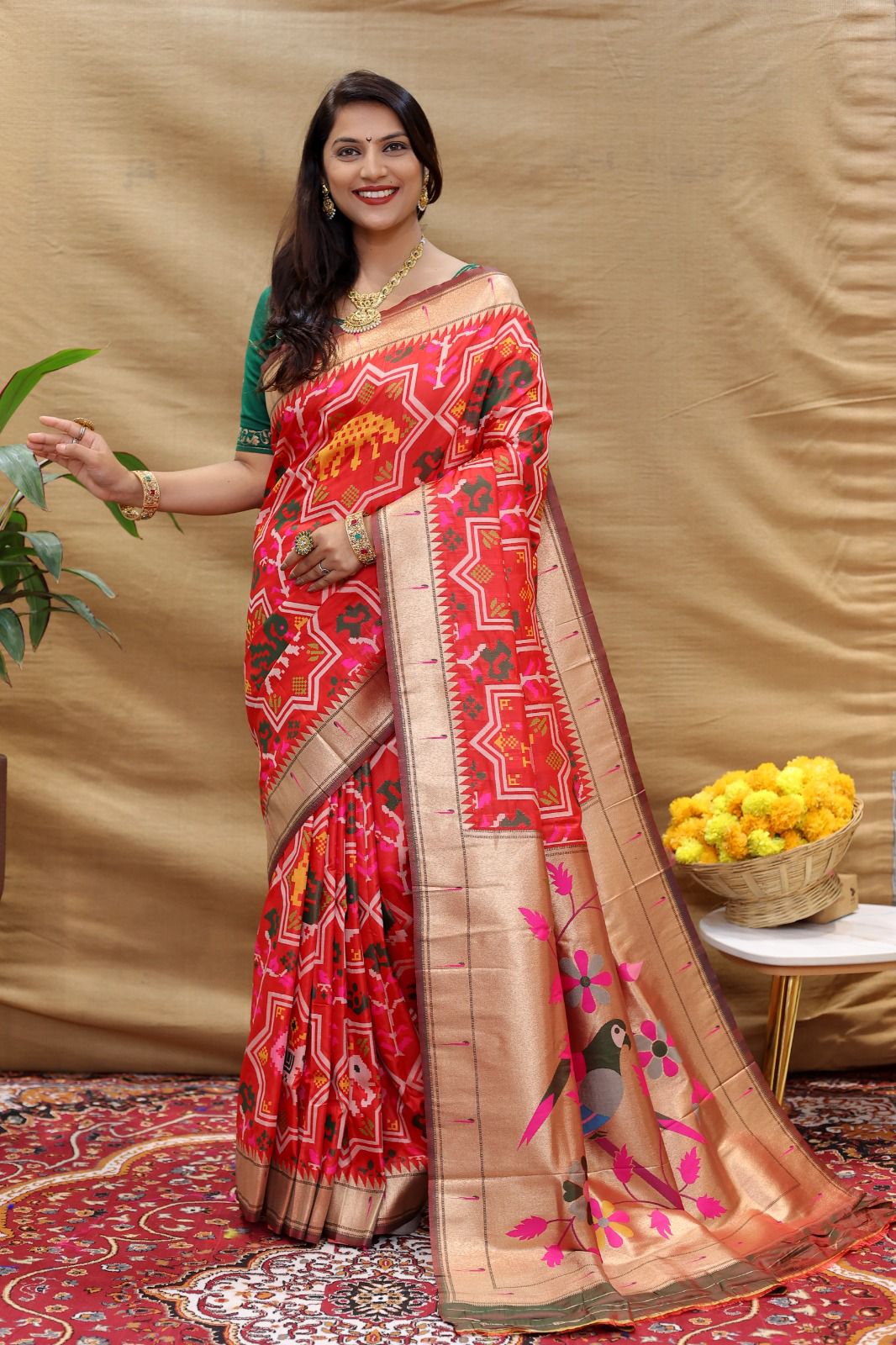 Patola Paithani By Policona Pure Silk Saree Catalog